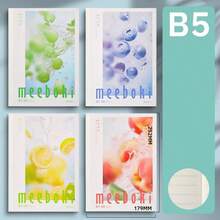 1/2 piezas Cuaderno inalámbrico, Serie de papel en caída de la nube B5 Meeboki Notebook, papel grueso, 20 estilos enviados al azar - Multicolor - Ver 7