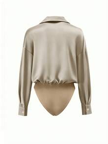 （温馨提示：尺码偏大）春夏新款女士V领薄款开衫，粉色、白色、黑色、棕色、米色可选。优雅通勤商务休闲风。时尚百搭，显瘦又可爱。韩版风格。 - 銀色 - 查看 2