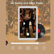 Pantalla de Monitor de Selfie Vlog, Pantalla de cmara Trasera inalmbrica magntica con Soporte y Control Remoto, 3 Niveles de Brillo, Rotacin de 180 para Live Stream - inicial - Ver 2