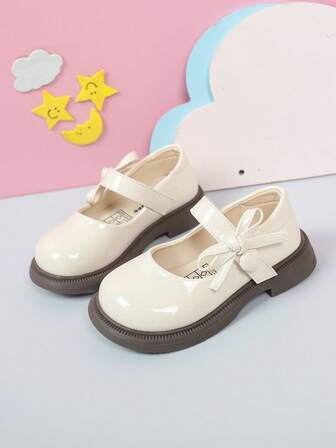 1 par de zapatos de princesa para niñas bebé, estilo británico, nuevos zapatos planos de suela blanda para bebés, primavera/otoño