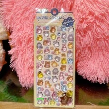 Ghostly Family Crystal Embossed Stickers, Children Decorative Stickers