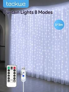 300/600 luces de cadena LED rosas con control remoto, 8 modos de iluminación, bombillas LED colgantes para decoración del hogar y dormitorio - Adecuado para árbol de Navidad, vacaciones, Halloween, Acción de Gracias, verano, boda, cumpleaños, Año Nuevo, Día de San Valentín, regalos de graduación