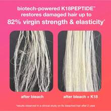 K18 Leave-In Molecular Hair Mask, Repairs Dry Or Damaged Hair, Reverse Hair Damage From Bleach, Color, Chemical Services & Heat, 5.07 Fl Oz - White - View 3