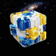 3D Maze Ball - STEM Educational Toy For Children, Flip-Up Movable Cube, Thinking Training And Logic Development, Level-Based Challenge Game, Cultivating Spatial Imagination And Concentration, Smooth Rotation, Durable And Fun, Birthday Gift For Boys And Girls - Blue - View 9