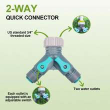 Drip Irrigation Kit, Garden Watering System With Quick Connectors,97FT Automatic Irrigation System With 12mm 6mm Irrigation Tubing Hose, Misting Watering System Outdoor Plants - nhỏ giọt và phun sương - Xem 7