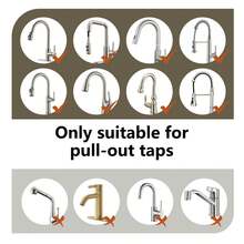 2cm G1/2 Pull-Down Kitchen Faucet Sprayer Head Replacement, Dual Function Faucet Spray Nozzle, Sink Sprayer Replacement Head, Kitchen Faucet Sprayer Hose Nozzle