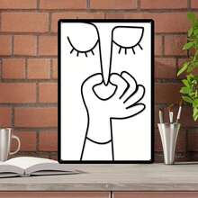 2D Flat, Vintage Sandwich-Shaped Metal Wall Art Decor - 8"X12" (20.32x30.48cm) Retro Diner Style Sandwich Menu Board With Burger & Sandwich Recipes, Durable 2D Flat Metal Sign For Kitchen, Cafe, Bar, - 金屬畫 - 查看 1