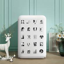 61pcs Black & White NANA Stickers, Suitable For DIY Planner, Phone, Laptop, Notebook, Christmas Gift - Multicolor - View 6