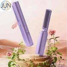 Portable Comb For Straightening Hair With Negative Ions (Random Color) - Multicolor - View 2