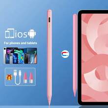 Uniwersalny, kompatybilny, metalowy, aluminiowy rysik dotykowy, odpowiedni do smartfonów z systemem Android, tabletów i laptopów z ekranem dotykowym. Prezent dla mamy, rodziny, przyjaciół, dzieci, na urodziny, na święta. Akcesoria do telefonów. - Wielokolorowe - Zobacz 8