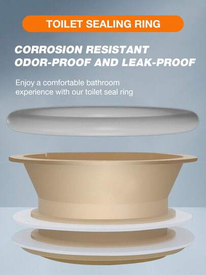 Silicone Toilet Seat Gasket, Toilet Pipe Sealing Ring, Toilet Base Sealing Ring, Bowl Sealing Ring, Bathroom Toilet Sealing Gasket, Toilet Sealing Flange, Toilet Base Sealing Ring Bathroom Accessories Bathroom Tools