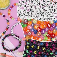 7400+Pcs Beads Kit, Fashion For Friendship Bracelets Necklaces Phone Chain Handmade Crafts DIY Jewelry Making Supplies - Multicolor - View 5