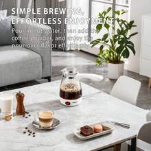 SOKANY606 土耳其咖啡壶玻璃电水壶，500毫升 - 日規A型插(100V) - 查看 5