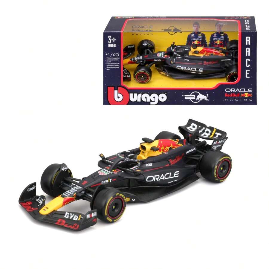 1:43 Oracle Red Bull Racing RB20 (Bahrain GP) (#1 ) - Flat Blue ('24) ('25 Std) - No. 1 - View 1