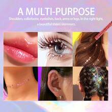 1pc Lengthening & Curling Mascara, Smudge-Proof. Fine Texture, Suitable For Stage Makeup, Can Be Applied On Eyebrows.