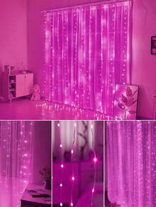 300/600 luces de cadena LED rosas con control remoto, 8 modos de iluminación, bombillas LED colgantes para decoración del hogar y dormitorio - Adecuado para árbol de Navidad, vacaciones, Halloween, Acción de Gracias, verano, boda, cumpleaños, Año Nuevo, Día de San Valentín, regalos de graduación