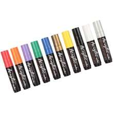 Herramientas de Dibujo Bolígrafos 10 Colores Puntas de Fibra de 15 Mm Marcadores de Graffiti Pluma de Pintura de Graffiti Rotuladores de Pintura Rupestre Artesanías de Bricolaje(default) - Multicolor - Ver 3
