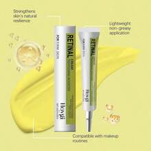 Hoygi Retinol Firming Eye Cream Lighten Crow's Feet Wrinkles Tightening Anti Puffiness Fat Particles Removes Dark Circles Eye Bags Brightening Hydrating Eye Care - 白色 - 查看 7