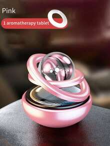 1 pieza Adorno giratorio para auto con perfume solar (Incluye 1 almohadilla de colonia sólida) - Multicolor - Ver 7