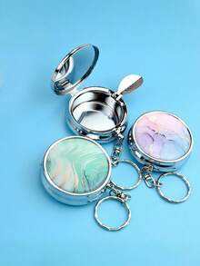 1pc Classic European Pattern Metal Cigarette Case, Large Capacity, Slim, Portable Smoking Box Halloween, Smoking Accessories, Cigarette Pouch, Cigarette Storage, Cigarette Holder Case - Multicolor - View 8