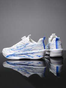 Men's Sports Shoes Size 39-45, Lightweight Running Shoes, Luminous Rotating Buckle Thick Sole Sports Running Shoes, Comfortable Shock Absorption Stable Breathable Sports Shoes - Multicolor - View 21