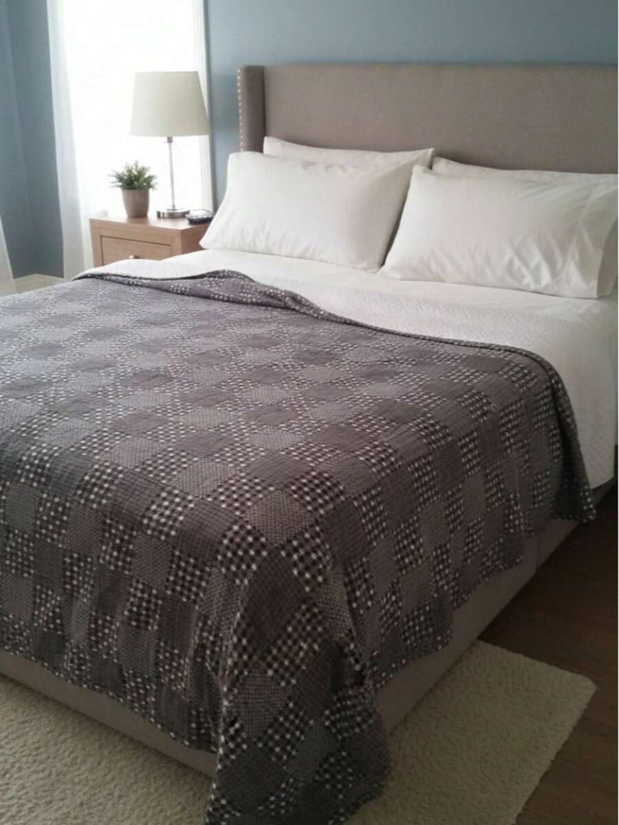 Comforters - Gray With Black - View 1