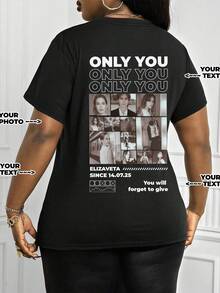 Customized Personalized Groom's Tee, Wedding Guest Attire, Bachelor Party Casual Gift, Couple Photoshoot , Thanksgiving Autumn Top, Personalized "Lifelong Partner" T-Shirt, Cute Honeymoon T-Shirt, Romantic Vacation