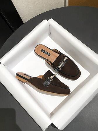 Mengshangli 女士套脚凉鞋，编织纹理鞋底，波西米亚休闲时尚风，PU皮革珍珠装饰，百搭平底拖鞋，适合海滩派对户外穿着，春夏秋季皆宜