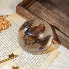 1pc Premium Crystal Bat Model, Giant Bat Teaching Specimen Bookend Novelty Gift Student Educational Tool Resin Craft, Transparent Natural Insect Spider Specimen, Rare Giant Insect Spider Bat From Primeval Forest, High-End Crystal Decor Ornament, Best Crystal Craft Gift For Meetings, Events, Parties - Multicolor - View 7