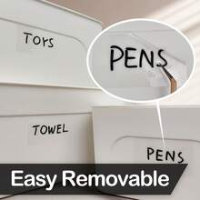 160PCs The All-In-One Labeling Kit - High-Gloss Reusable Stickers, Waterproof & Residue-Free For Jars, Files & Bins, Your Ultimate Organization Upgrade