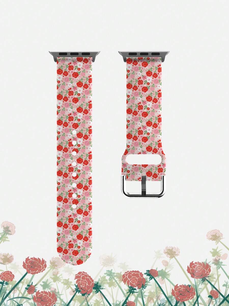 1 pezzo Cinturino di ricambio morbido ed elastico, traspirante, adatto per Apple Watch 38mm 40mm 41mm 45mm 44mm 42mm 49mm, cinturino in silicone casual alla moda compatibile con Apple Watch Ultra Series, S10/SE/9/8/7/6/5/4/3/2/1 - Multicolore - Visualizzare 1