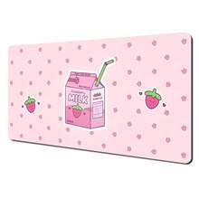 1pc Cute Pink Gaming Mouse Pad With Stitched Edges, Natural Rubber Base, Suitable For Office And Gaming - Multicolor - View 17