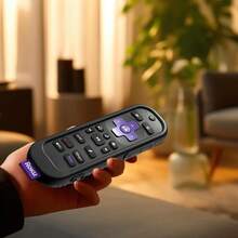 Silicone Protective Cover For Roku Voice Remote Pro 2nd Edition With Enhanced Grip And Scratch-Resistant Surface Perfect Fit For Hisense TV Remote Control And Compatible With  Smart TV Remote Black Color Design For Seamless Integration And Long-Lasting Durability In Home Entertainment Setup - 不發光黑色 - 查看 3