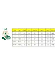 Conjunto de ropa para bebé niña con bordado de trébol y letras, falda a cuadros, calentadores de piernas y diadema para el primer día de San Patricio - Caqui - Ver 8