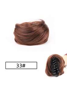 4ft Claw Hair Clip, Made Of High-Temperature Silk, Fluffy And Natural, Can Create Casual Hairstyles, Suitable For Women In Autumn, Elegant Hair Accessory For Winter Holiday Outfits - Multicolor - View 26