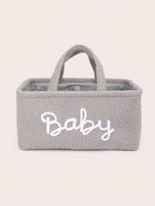 1pc Mommy Storage Bag, Baby Diaper Storage Organizer Basket, Multi-Functional Maternity & Baby Supplies Organizer Bin, Solid Color Snack Storage Box Desktop Organizer, Newborn Gift / For Personal Use, Multiple Colors Available - Multicolor - View 13