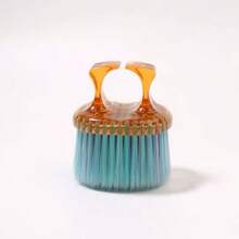 短柄软毛美甲刷，除尘、清洁抛光工具 - 杏色 - 查看 10