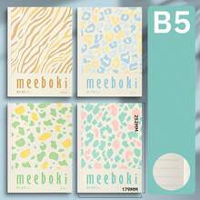 1/2 piezas Cuaderno inalámbrico, Serie de papel en caída de la nube B5 Meeboki Notebook, papel grueso, 20 estilos enviados al azar - Multicolor - Ver 9