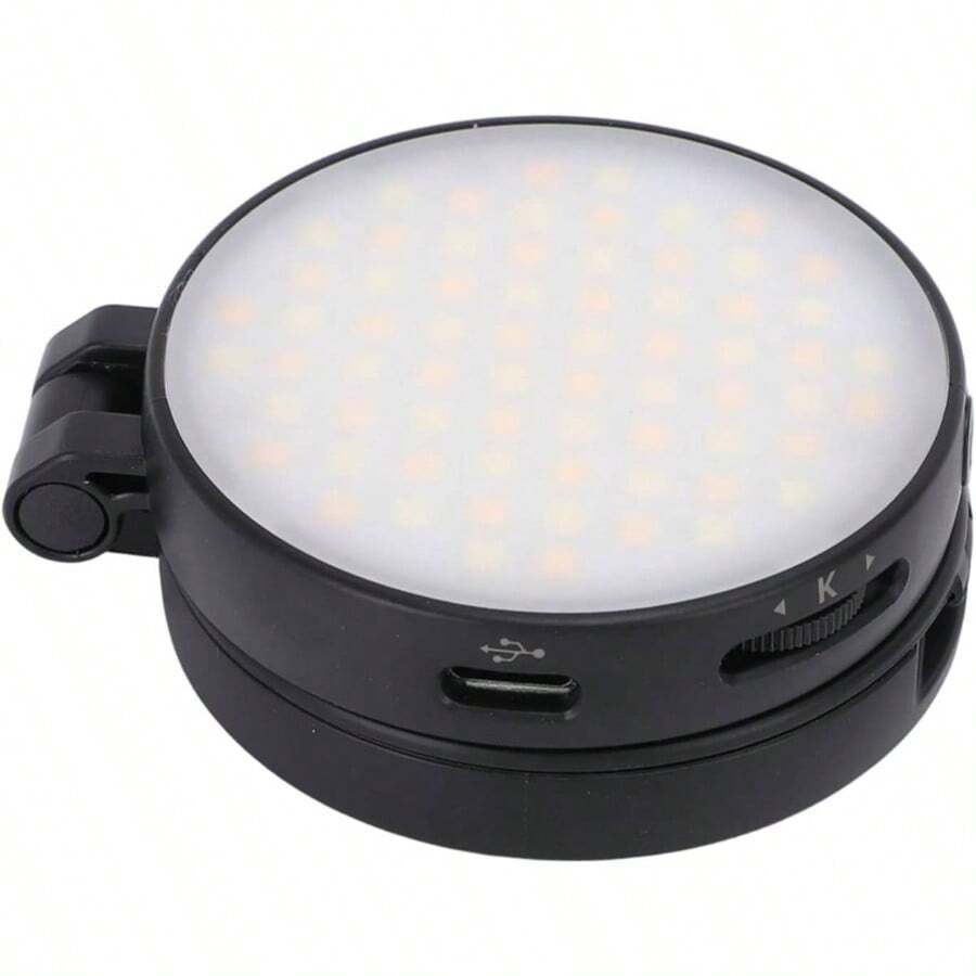 Luz para Selfies con Telfono Magntico Giratorio de 360 con Atenuacin Continua y Fijacin Magntica Rpida, Batera de Litio de 400 MAh - inicial - Ver 1