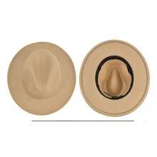 Sombrero de jazz, sombrero derby - Beis - Ver 4