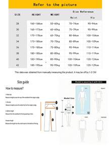 Men's Fashionable Street Style Layered Fringe Hem Jeans, Emo Style - White - View 5