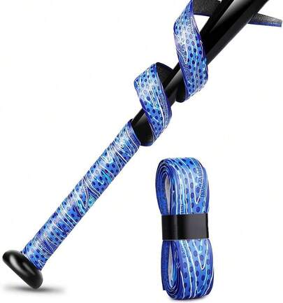 Cinta de agarre de murciélagos para béisbol/sóftbol, cinta de agarre de murciélagos de 40 pulgadas de repuesto para agarre de bate de béisbol antiguo, banda antideslizante para el