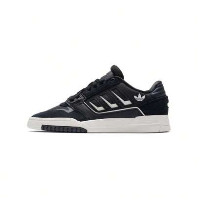 Adidas Originals DROP STEP LOW 2.0 Tênis Casuais de Cano Baixo, Upper em Camurça e Couro Sintético, Tênis de Skate e Esportes Unissex, KI3416