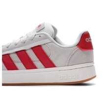 Adidas 男女通用 GC ALPHA SK8 低帮运动鞋，复古简约轻便防滑休闲鞋，HQ7365 - 晶白/淺猩紅/漢玉白 - 查看 7