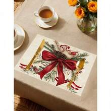 1 Stuk Kerstvogel Tafelloper, Decoratieve Kersttafelloper, Kersttafelloper In Linnenlook, Tafelloper, Tafelloper, 1 Stuk Tafelloper, 4 Stuks Placemats, 1 Stuk Kussenhoes, 3 Producten Beschikbaar, Seizoensgebonden Woonaccessoires, Feestartikelen Voor Binnen En Buiten, Winterse Woonaccessoires, Kerstdecoratie, Kerstkamerdecoratie, Kerstfeestdecoratie