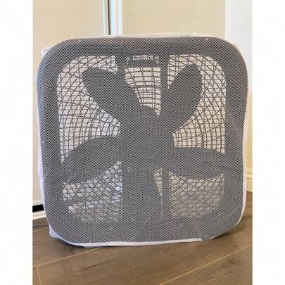 Square Fan Mesh Covers (Not Including The Fan), White Reusable Washable Protector For  And FIngers, Industrial Fan Cover, Ty Covers, 20 Inch Cover, 1 PC,White