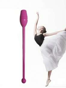 1 Pair 35cm Artistic Gymnastics Ribbon, Colorful Gymnastics Ribbon, Multifunctional Training Equipment, Artistic Dance Performance Ribbon - Multicolor - View 5