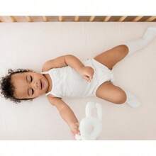 Burt's Bees Baby Knee High Organic Cotton Cable Knit Calcetines Bebé-Niñas - 1224 Meses - Ver 4