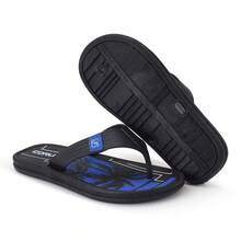 kit 3 Pares Chinelo Masculino Chinelo Kit Chinelo Sandália Masculina Praia Verão Dia a Dia - Azul Cinza Verde - Visão 2