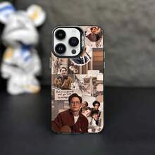 Funda de Teléfono Linda Actor K-Kit C-CONNOR para 17,16,15,14,13,12,11,Pro,MAX Cubierta Negra Mate a Prueba de Golpes - Z6 - Ver 9